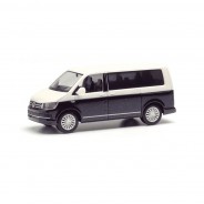Preisvergleich für Autos: Herpa 038730-002 VW T6 Multivan Bicolor weiss/dunkelblau Maßstab 1:87 Modellauto