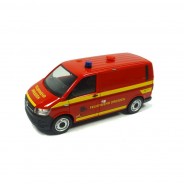 Preisvergleich für Autos: Herpa 095433 VW T6 Kasten "Feuerwehr Dresden" rot Maßstab 1:87
