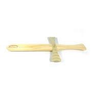 Preisvergleich für Holzspielzeug: Holzspielwaren-DD 30411 Kurzschwert Kreuzritter Schwert Holz 30 cm