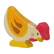 Preisvergleich für Holzspielzeug: Holztiger 80016 Huhn pickend Holztier goki