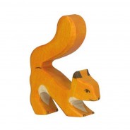 Preisvergleich für Holzspielzeug: Holztiger 80105 Eichhörnchen orange Holztier