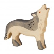 Preisvergleich für Holzspielzeug: Holztiger 80109 Wolf heulend Holztier