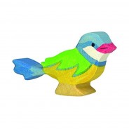Preisvergleich für Holzspielzeug: Holztiger 80119 Blaumeise Vogel Holztier goki
