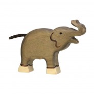 Preisvergleich für Holzspielzeug: Holztiger 80150 Elefant klein Rüssel hoch Holztier