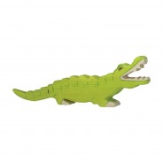 Preisvergleich für Holzspielzeug: Holztiger 80174 Krokodil groß 26x8x2,8 cm Holztier