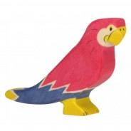 Preisvergleich für Holzspielzeug: Holztiger 80178 Papagei Vogel Holztier goki