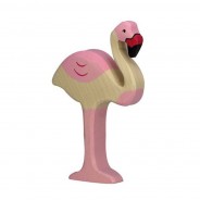 Preisvergleich für Holzspielzeug: Holztiger 80180 Flamingo Holztier goki