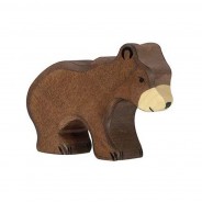 Preisvergleich für Holzspielzeug: Holztiger 80185 Braunbär klein Holztier goki