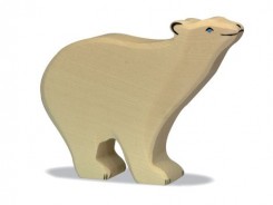 Preisvergleich für Holzspielzeug: Holztiger 80206 Eisbär groß Holztier