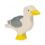 Preisvergleich für Holzspielzeug: Holztiger 80354 Möwe Vogel Holztier goki