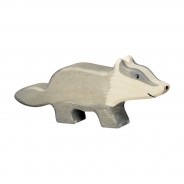 Preisvergleich für Holzspielzeug: Holztiger 80539 Dachs Holzfigur Holztier goki