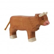 Preisvergleich für Holzspielzeug: Holztiger 80556 Schottisches Hochland-Rind Holzfigur Holztier