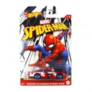 Preisvergleich für Autos: Hot Wheels HFW35-HDG74 Dodge Charger Stock Car rot - Marvel "Spiderman" 1/5 M...