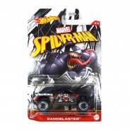 Preisvergleich für Autos: Hot Wheels HFW35-HDG77 Sandblaster matt schwarz - Marvel "Spiderman" 2/5 Maßs...
