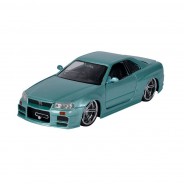 Preisvergleich für Autos: Jada 253203066 Brian's Nissan Skyline GT-R (BNR34) grün metallic - Fast & Fur...