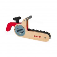 Preisvergleich für Werkzeug: Janod J06471 Kettensäge Motorsäge aus Holz mit Silikonkette