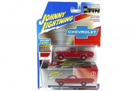 Preisvergleich für Autos: Johnny Lightning JLCT007B-2 Chevrolet El Camino rot 1966 - TIN BOX Maßstab 1:...