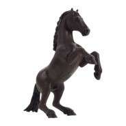 Preisvergleich für Bauernhof & Tiere: Legler 387359 Mustang schwarz steigend Spielfigur