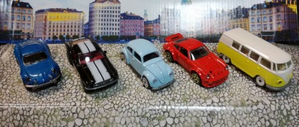 Preisvergleich für Autos: Majorette 212052013 Vintage Set 5 Fahreuge