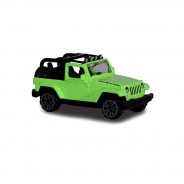 Preisvergleich für Autos: Majorette 212053051 Jeep Wrangler Rubicon hellgrün Maßstab 1:60 Modellauto
