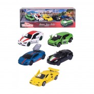 Preisvergleich für Autos: Majorette 212053178 Geschenkset "Dream Cars Italy" Modellautos 5er Pack Maßst...