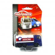 Preisvergleich für Autos: Majorette 212057500 MAN TGS "Gasoline" blau/weiss LKW Tankwagen