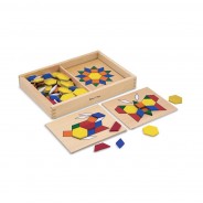 Preisvergleich für Puzzle: Melissa & Doug 10029 Blöcke und Brettchen mit Vorlagen Holz