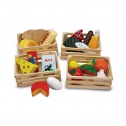 Preisvergleich für Küche & Kaufladen: Melissa & Doug 10271 Kisten-Set mit Lebensmittel für Kaufladen