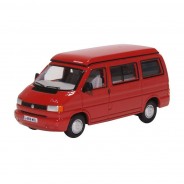 Preisvergleich für Autos: Oxford 76T4001 VW T4 "Westfalia" Camper rot Maßstab 1:76 Modellauto