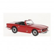 Preisvergleich für Autos: Oxford 76TR6002 Triumph TR6 rot Maßstab 1:76 Modellauto