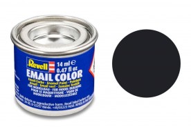 Preisvergleich für Autos: Revell 32108 schwarz matt Email Farbe Kunstharzbasis 14 ml Dose
