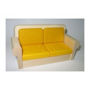 Preisvergleich für Puppen & Zubehör: Rülke 22697 Sofa "Filius" Couch 1:12 für Puppenhaus