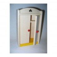 Preisvergleich für Puppen & Zubehör: Rülke 22699 Schlafzimmerschrank "Filius" 1:12 für Puppenhaus