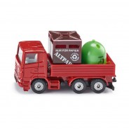 Preisvergleich für Autos: Siku 0828 Scania Recycling-LKW rot Modellauto (Blister)