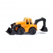 Preisvergleich für Autos: Siku 1103 Baggerlader orange Traktor (Blister)