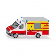 Preisvergleich für Autos: Siku 1536 Mercedes Benz Sprinter "Rettungswagen 112" weiss/rot/gelb (Blister)