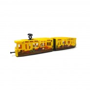 Preisvergleich für Autos: Siku 1615 Straßenbahn "Wild West Tram" gelb Kunststoff