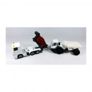 Preisvergleich für Autos: Siku 1692 LKW Baustellen-Set weiss Betonmischer + Dumper (Blister)