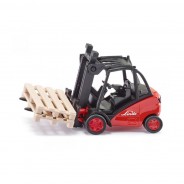 Preisvergleich für Autos: Siku 1722 Linde Gabelstapler rot Maßstab 1:50 Modellauto