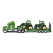 Preisvergleich für Autos: Siku 1837 US Truck mit 2 John Deere Traktoren Maßstab 1:87