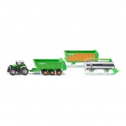 Preisvergleich für Autos: Siku 1848 Deutz-Fahr mit Joskin Anhängerset grün Maßstab 1:87