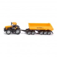 Preisvergleich für Autos: Siku 1858 JCB Traktor mit Dolly & Kippmulde Maßstab 1:87