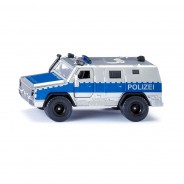 Preisvergleich für Autos: Siku 2304 Rheinmetall MAN Survivor R "Polizei" silber/blau Maßstab 1:50 Model...