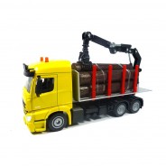 Preisvergleich für Autos: Siku 2714 Mercedes Arocs Holztransporter gelb Maßstab 1:50