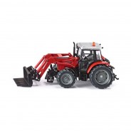 Preisvergleich für Autos: Siku 3653 Massey Ferguson 894 Traktor mit Frontladergabel rot Maßstab 1:32