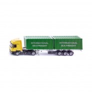 Preisvergleich für Autos: Siku 3921 LKW mit Container gelb/grün Maßstab 1:50