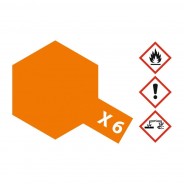 Preisvergleich für Autos: Tamiya 81006 Farbe X-6 Orange glänzend 23ml