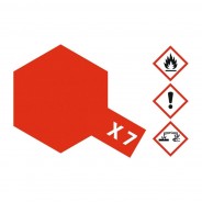 Preisvergleich für Autos: Tamiya 81007 Farbe X-7 Rot glänzend 23ml