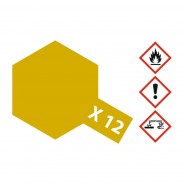 Preisvergleich für Autos: Tamiya 81012 Farbe X-12 Blatt-Gold glänzend 23ml