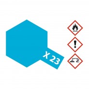 Preisvergleich für Autos: Tamiya 81023 Farbe X-23 Klar-Blau glänzend 23ml